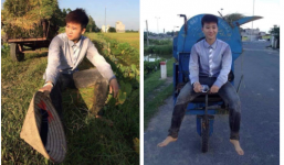 Trước vô địch Sea Games 30, nữ tuyển thủ Việt Nam ra đồng gặt lúa, đi làm shipper