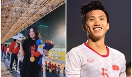 Đạt HCV Sea Games, Đoàn Văn Hậu tặng luôn cho bạn gái Hoàng Anh