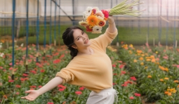 Lý Nhã Kỳ hạnh phúc khi được trồng rau, nuôi gà trong resort triệu đô tại Đà Lạt