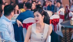 Tăng Thanh Hà khoe vẻ đẹp vạn người mê trong tiệc cuối năm của công ty bố chồng