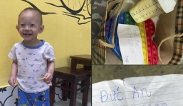 Bé trai 2 tuổi bị bỏ rơi trong ngày bão gây xôn xao cộng đồng mạng hiện giờ ra sao?
