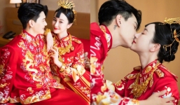 'Thần tiên tỷ tỷ' Trương Mông đeo vàng nặng trĩu trong lễ cưới với tài tử người Hàn