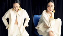 Hậu ồn ào của chồng, bà xã Hồ Hoài Anh được khen hết lời với style hiếm ai dám thử