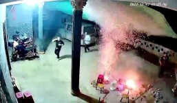 Video: Ngồi bên bếp than sưởi ấm, cả gia đình 7 người suýt gặp hoạ