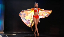 Video: Ngọc Châu khoe body cực bốc lửa trong phần thi bikini bán kết Miss Universe