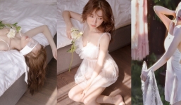 Không hổ danh 'mỹ nhân mặc váy ngủ đỉnh nhất showbiz Việt', Elly Trần quyến rũ hết phần thiên hạ