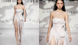 'Khủng long' Bảo Ngọc ngày càng thần thái, tự tin thu hút mọi ánh nhìn khi diện thiết kế của Lê Thanh Hòa