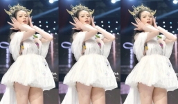 Phô trọn nhan sắc đẹp tựa nữ thần, Hoa hậu Thanh Thủy đòi 'trả em đôi cánh để bay về trời'