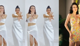 Vừa khiến fan u mê với giọng hát 'không thể chìm', Hoa hậu Tiểu Vy lại gây sốt khi rủ Mlee đu trend của Jisoo