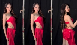 Lên đồ hồng gợi cảm, Hoa hậu Huỳnh Thanh Thủy khiến dân tình giật mình vì tưởng 'hot girl trứng rán'