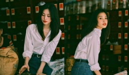 Vào vai mỹ nhân bán thuốc, HH Tiểu Vy tiếp tục gây thương nhớ với phong cách đậm chất 'Hong Kong bên hông chợ Lớn'