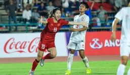 Video: Xem lại siêu phẩm đẳng cấp thế giới của Thanh Nhã còn đẹp hơn bàn thắng vào lưới Myanmar