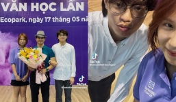 Cậu cả nhà Xuân Bắc bất ngờ công khai bạn gái xinh đẹp, e thẹn khi đứng cạnh bố chồng tương lai