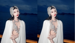 Diện đầm xuyên thấu tại Cannes, Phạm Băng Băng khoe trọn vẻ thoát tục xứng danh 'nữ hoàng thảm đỏ'