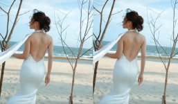 Hoa hậu Mai Phương khoe lưng trần quyến rũ tại show diễn Rhythm by Do Long