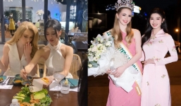 Á hậu Phương Nhi tận tình chăm sóc 'búp bê ngoài đời thực' Jasmin Selberg, fan lập tức 'đẩy thuyền'