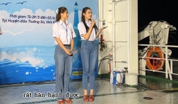 Video: Đỗ Thị Hà chia sẻ cảm đôi chút cảm xúc khi đến với chuyến hải trình thăm Trường Sa