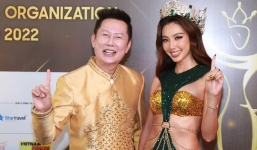 Hoa hậu Thuỳ Tiên xuất hiện lộng lẫy giữa ồn ào với ông Nawat, nói gì về việc gỡ danh hiệu?