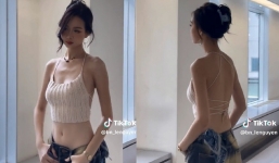 Video: Hoa hậu Bảo Ngọc lại khiến dân tình trầm trồ khi khoe đường cong đắt giá với áo yếm len