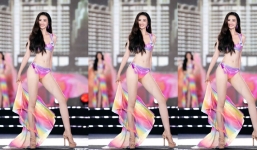 Phần trình diễn áo tắm của Hoa hậu Ý Nhi hot trở lại, fan xem lại cả chục lần mà không có gì để chê