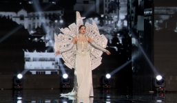 'Gánh cả Sài Gòn' trên vai, Hoa hậu Đỗ Hà vẫn gây ấn tượng tại Miss Grand Vietnam 2023