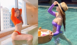 'Con gái' của Hoài Linh kiệm vải lộ vòng 1 'khủng', tổng thể bức ảnh càng xốn xang