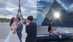 Hé lộ ảnh cưới của vợ chồng Phan Hiển, cận cảnh sắc vóc Khánh Thi gây chú ý mạnh 