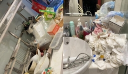 'Trai xinh gái đẹp' thuê căn hộ tiền tỷ biến thành bãi rác, chủ nhà khóc ra tiếng mán 