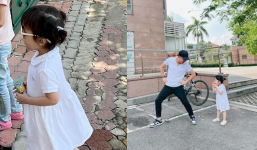 Cận cảnh gương mặt của con gái Trường Giang, bé tí đã thẳng mặt nói xấu Nhã Phương 