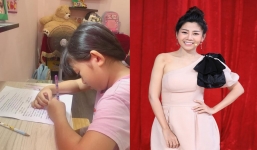 Con gái Mai Phương miệt mài ngồi học, bảo mẫu bất ngờ than vãn lý do giống nhiều phụ huynh 