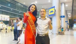 Cũng mang tiara về nước nhưng Á hậu 4 của Miss Globe 2022 được chào đón khác hẳn Bảo Ngọc