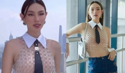 Thùy Tiên - Tiểu Vy - Minh Hằng 'đụng hàng', cách mix đồ cả 3 đều 'một chín một mười'