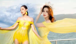 Đỗ Thị Hà - Lương Thùy Linh 'đu trend' TikTok, biểu cảm khiến fan chú ý 