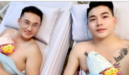 Hà Trí Quang - Thanh Đoàn hạnh phúc đón 2 con chung 