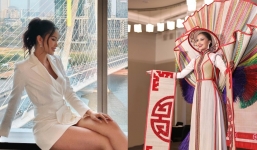 Ngọc Châu tất bật chuẩn bị hành lý để lên đường thi Miss Universe 2022