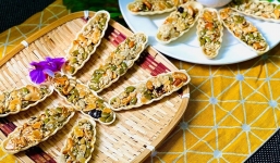 Cách làm bánh thuyền hạt bằng nồi chiên không dầu đơn giản, dễ làm 