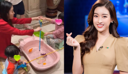 Đỗ Mỹ Linh được khen ngợi chăm cháu ruột của chồng khéo léo