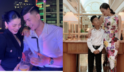 Con trai Lệ Quyên chúc mừng sinh nhật Lâm Bảo Châu