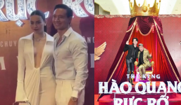 Vợ chồng Hồ Ngọc Hà - Kim Lý tới trễ trong buổi dự họp báo ra mắt phim của Mr Đàm