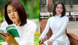 Lương Thùy Linh cosplay tạo hình 'cô Trúc bán sách' của Hà Tăng trong phim 'Bỗng dưng muốn khóc'