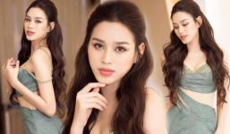 Được xin vía cặp chân dài cho con, Hoa hậu Đỗ Thị Hà có phản ứng gây chú ý