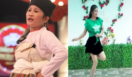 Đã lên chức bà ngoại, U50 Lê Thị Dần vẫn gây chú ý khi diện đồ ngắn nhảy nhót