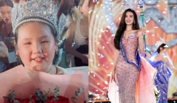 Em gái tân Hoa hậu Thế giới Việt Nam 2023 Ý Nhi được khen ngợi có màn ứng xử khéo léo dù mới 10 tuổi