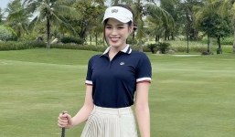 Đỗ Thị Hà đọ sắc cùng Hoa hậu Thanh Thủy và 2 Á hậu Ngọc Hằng - Thùy Linh