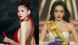 Phản ứng của Hồng Hạnh khi được Thanh Hằng chúc mừng giành được Á hậu 3 Miss Grand Vietnam
