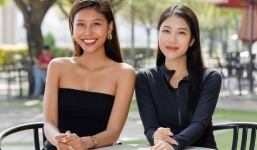 Thạch Thu Thảo truyền kinh nghiệm cho Hoa hậu Lan Anh trước khi dự thi Miss Earth 2023