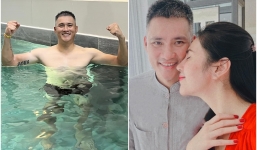 Công Vinh khoe ảnh đi bơi 'đàn ông chỉ giàu nhất khi không thuộc về ai', Thủy Tiên liền bị nhắc khéo
