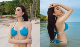 Lâm Khánh Chi khoe ảnh bikini đầu hè, U50 vẫn nuột nà tới nỗi Đàm Vĩnh Hưng khuyên đi thi hoa hậu