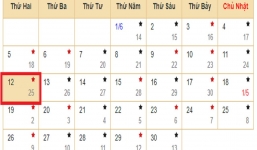 Xem lịch âm hôm nay 12/06 - Tra cứu âm lịch hôm nay ngày 25/4/2023 là ngày tốt hay xấu? Lịch vạn niên 12/6/2023