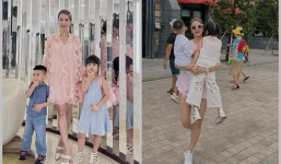 Diệp Lâm Anh đưa hai con đi du lịch nhân dịp nghỉ hè, làm điều đặc biệt cho hai nhóc tỳ